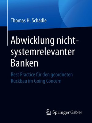 cover image of Abwicklung nicht-systemrelevanter Banken